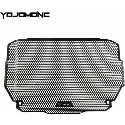 Para kawasaki Z900 Z900Rs 2017 2018 2019 acessórios da motocicleta aço inoxidável radiador guarda protector grille grill capa