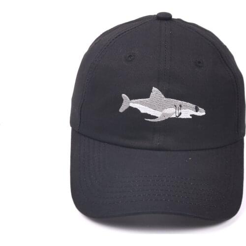Outdoor Sport Baseball Cap Spring And Summer Fashion Shark Embroidered Adjustable Men Women Caps Fashion Hip Hop Hat