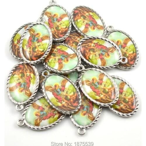 Fashion alloy medal St Michael Our Lady of Lourdes Our Lady of Guadalupe