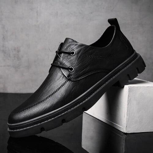 Mens Shoes Casual British Outdoor Shoes Breathable Lace-Up Oxfords Zapatos Para Hombre Mens Designer Shoes Sneakers for Men