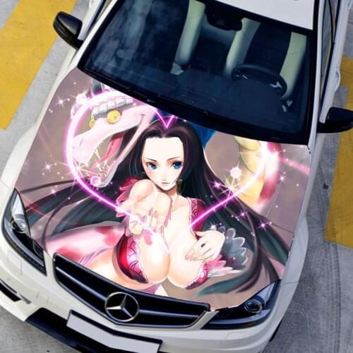 HD Printed Car Hood Waterproof Itasha Anime Sexy Hancock Styling Decals Vehicle Sports Rally Racing Vynil Stickers On Car