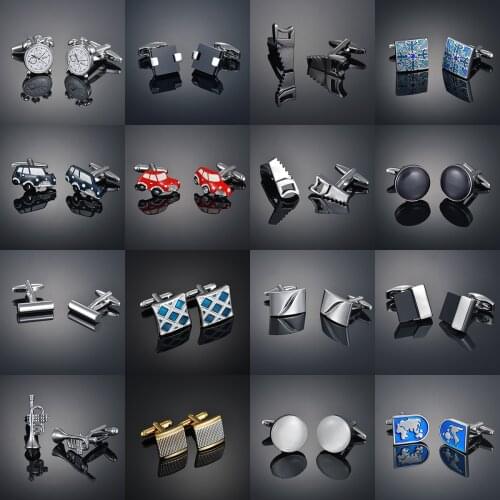 Light luxury shirt Cufflinks mens shirt cuffs nail French round button custom wedding dress bridegroom suit sleeve