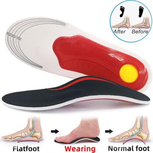 Premium Orthotic High Arch Support Insoles Gel Pad 3D Arch Support Flat Feet For Women / Men orthopedic Foot pain