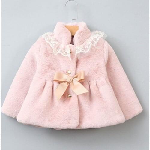 Girls Autumn and Winter Jacket Velvet Thickened Fashion Christmas Clothing Children Long Woolen Coat Girl Outerwear