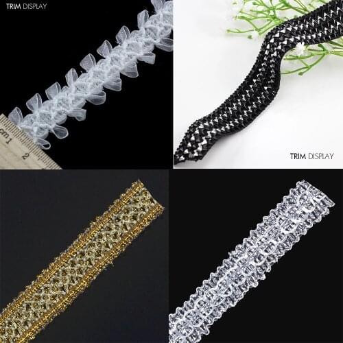 Braided Lace Ribbon Silver Metallic Trim Embellishment Applique Embroidered Trimming Sewing Supplies Renda for Cloth 30yd/T1306