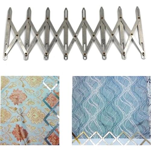 Stainless curtain equal divider curtain flower equal divider perforated curtain making tool