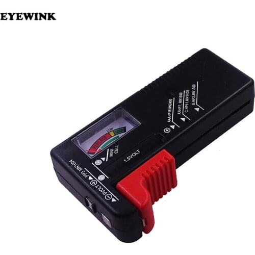 BT-168 AA/AAA/C/D/9V/1.5V batteries Universal Button Cell Battery Colour Coded Meter Indicate Volt Tester Checker BT168