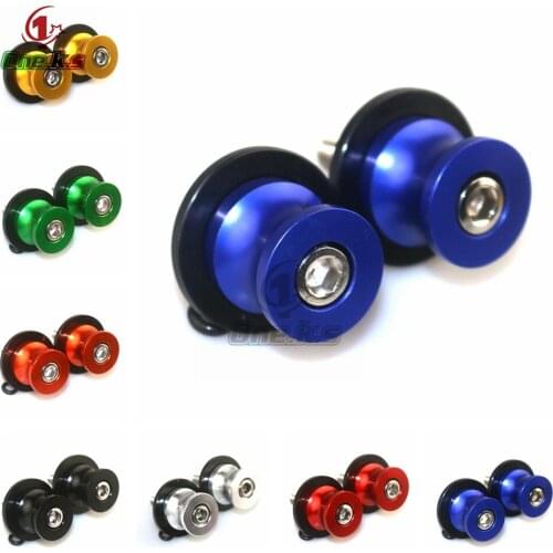 8MM Motorcycle accessories CNC Swingarm Spools slider stand screws For For DUCATI 749 999 Desmosedici RR