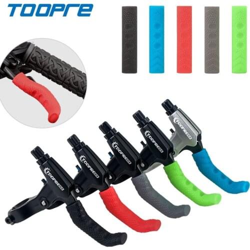 1 Pair Anti-Slip durable Brake Handle Silicone Sleeve Motorcycle Bicycle Protection Cover Protective Handlebar Accessories