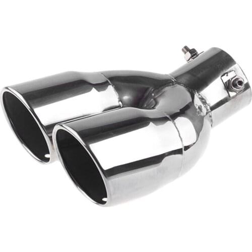 1Pcs Stainless Steel Exterior Accessories Exhaust End Tip Pipe Muffler for Toyota C-HR C HR CHR 2016-2019