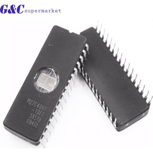 10 PCS M27C4001-10F1 M27C4001 27C4001 IC EPROM UV 4MBIT 100NS 32CDIP