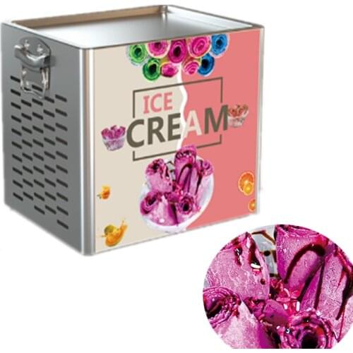 BEIJAMEI Thai Stir Fry Ice Cream Roll Machine Electric Small Fried Ice Cream Yogurt Machine For Sale