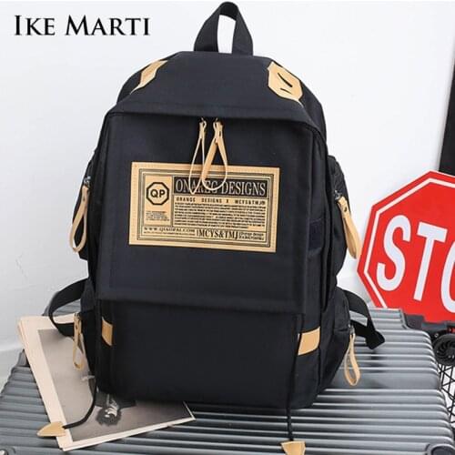 IKE MARTI Large Backpack for Young Fashion Backpack 15.6inch Laptop Backpack College Student Bag Backpack Men Women Mochila