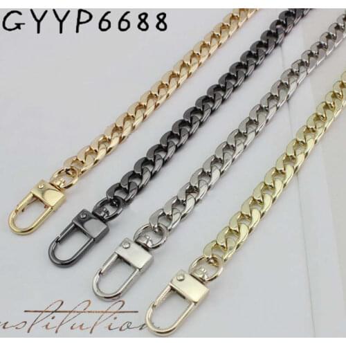 High-end bag chain accessories bag chain metal chain female bag belt diagonal cross shoulder portable flat chain single buy