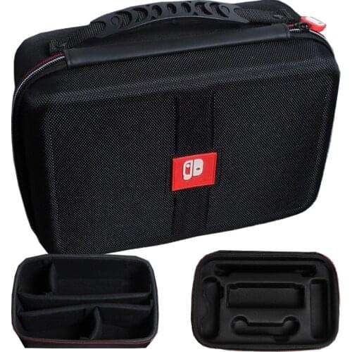 Black Multifunction Hard bag For NS Switch Travel Carrying Bag Case For Nintend Switch NS Console Storage Bag Protective Cover