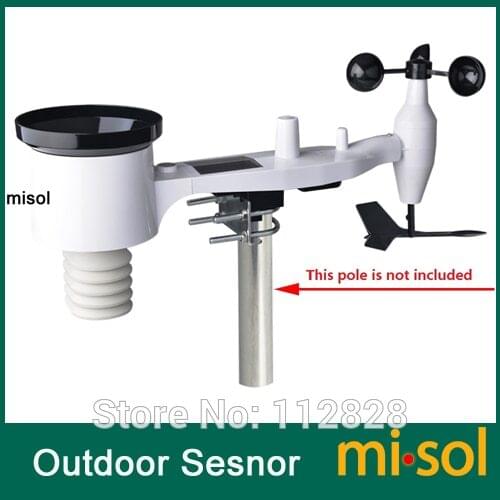 MISOL / outdoor sensor (spare part) for weather station (WS2320) wireless 433Mhz