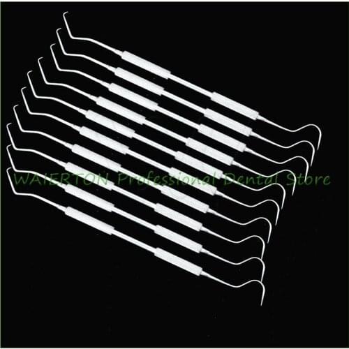 10pcs/set Stainless Steel Dental Tool Dentist Teeth Clean Hygiene Explorer Probe hook Pick