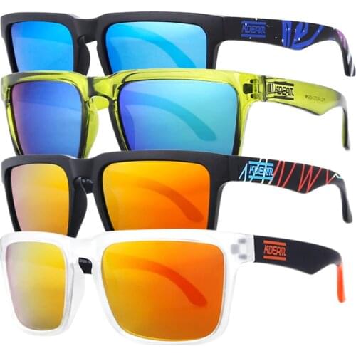 KDEAM Sport Sunglasses Men Polarized Hd Lens Square Sun Glasses Women Eyewear Uv400 With Case Kd901P