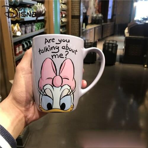 Disney Ceramic Water Cup Daisy Maker Summer Large Capacity Drinking Water Cup Cold Water Cup