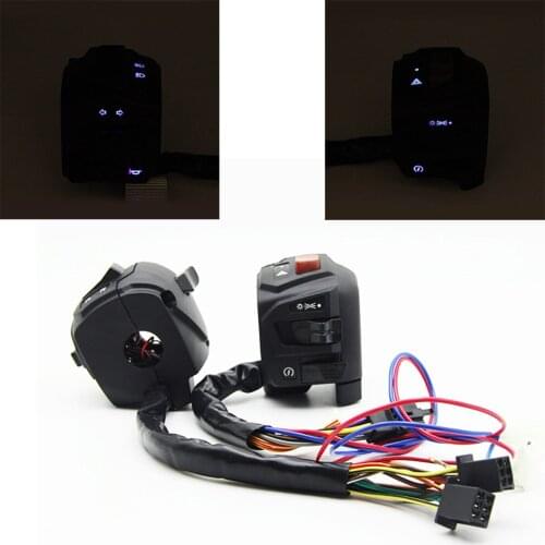 Motorcycle Handlebar Headlight Turn Signal Light Lamp Switch Button Fit For YAMAHA N-MAX 155 Nmax 155 2016 2017 2018 2019