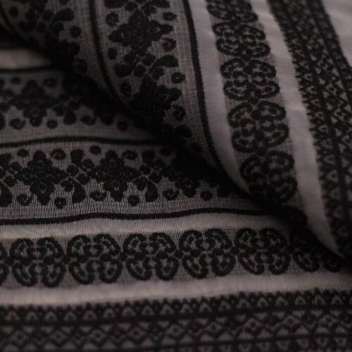 Lace jacquard fabric high-end fashion fabrics woven brocade dress costume DIY organza 12 color wholesale spring and autumn new