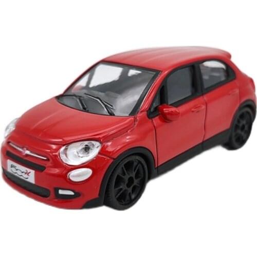 Diecast Alloy Vehicle 1/43 Scale FIAT 500 Car Model Classic Simulation Toys Adult Children Gifts Collection Display Souvenir
