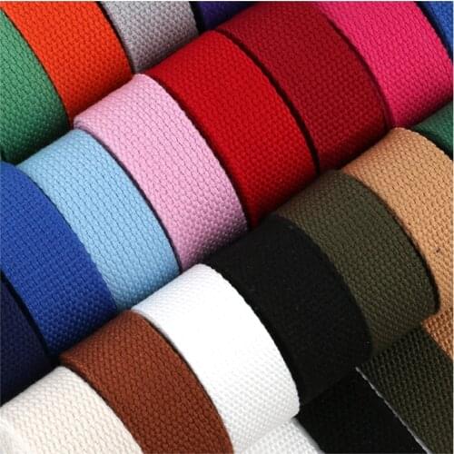 Lshangnn 25mm( 1") 25mm Diy Candy Color Knitted Ribbons Belt Canvas Bag Webbing, Bag Luggage Ribbons,Wholesale Price