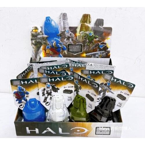 Mega Bloks Construx Halo Metallic cryotube CNJ43 CNJ44 CNJ45 CNJ46