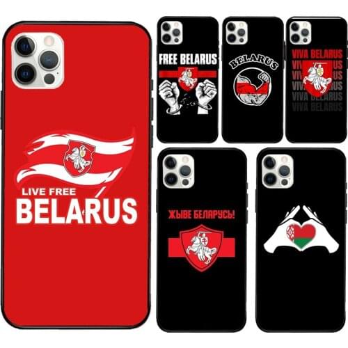 Belarus Flag Soft Cover For iPhone 12 11 Pro Max X XR XS Max 5S SE 2020 8 7 Plus 12 Mini Phone Case