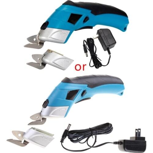 New 4V Multifunction Cordless Electric Scissors Low Consumption Flexible Electric Scissor Cloth Leather Cloth Box Cutter Sewing