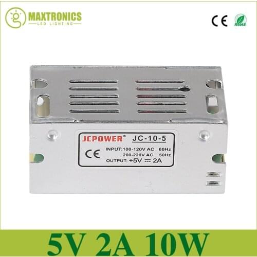 Wholesale price Best quality 5V 2A 10W Switching Power Supply Driver for LED Strip AC 100-220V Input to DC 5V