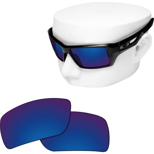 OOWLIT Polarized Replacement Lenses of Deep Water for-Oakley Eyepatch 2 OO9136 Sunglasses
