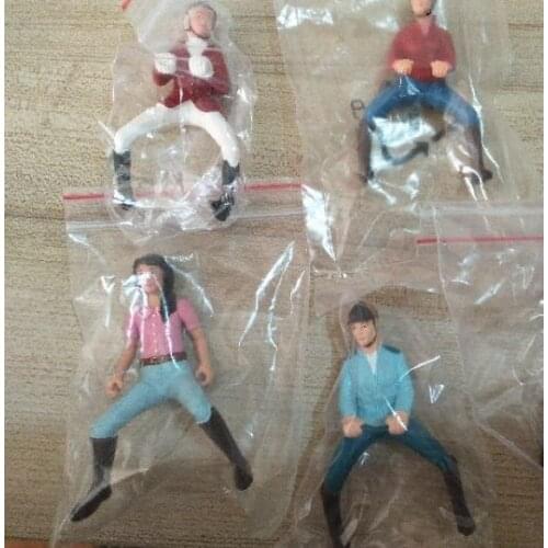 Pvc figure model toy horse rider 4pcs/set