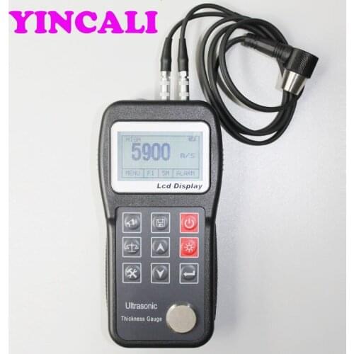 High Quality Ultrasonic Thickness Gauge YUT100 Sound Velocity 1000m/s~9999m/s High Resolution Ultrasonic Thickness Meter
