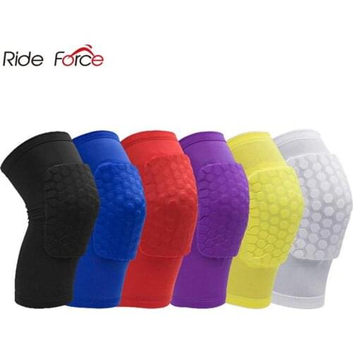 1PC Honeycomb Knee Pads Basketball Sport Kneepad Volleyball Knee Protector Brace Support Football Compression Leg Sleeves