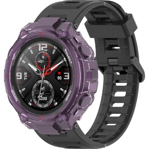 Watch Protective Case For Huami Amazfit T-Rex Shell Waterproof Sweatproof TPU Case Cover Anti-scratch Replacment Accessories