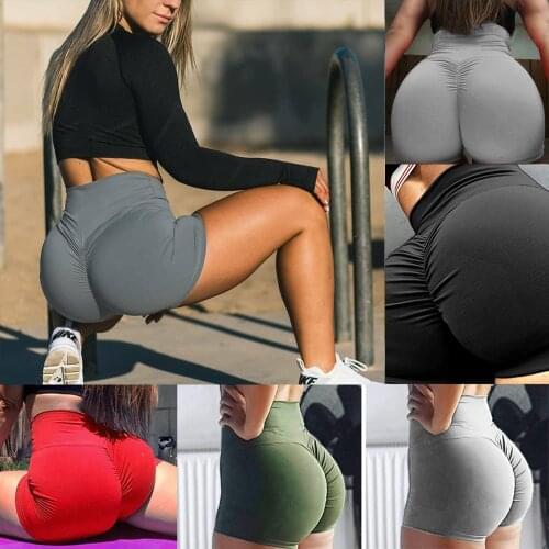 KIWI RATA Womens High Waisted Yoga Shorts Sports Gym Ruched Butt Lifting Workout Running Hot Leggings