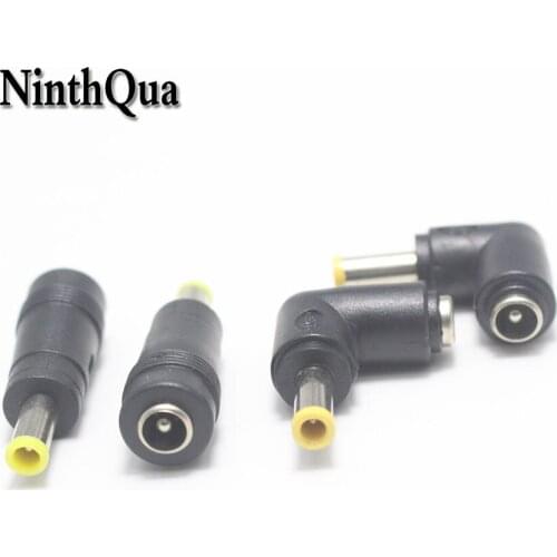 1pcs DC 5.0*3.0 mm Male to 5.5*2.1mm Female DC Power Adapter Plug Connector Dc Jack Tip for Samsung Laptop Adapter Charger