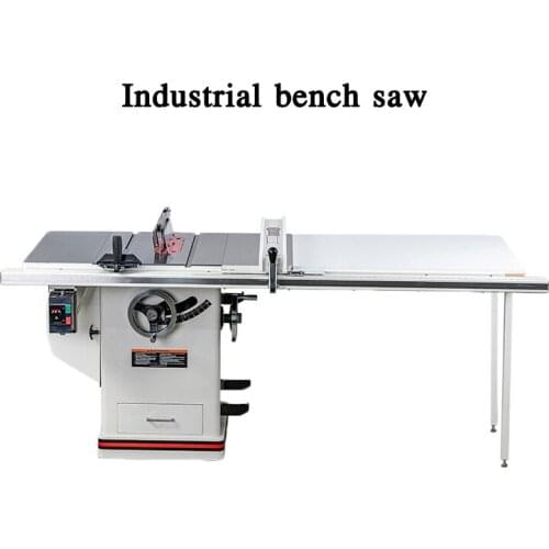 10 Inch Industrial Grade Table Saw Electric Woodworking Machinery 230V Workbench Push-pull 708674PK Cast Iron Table Saw Machine