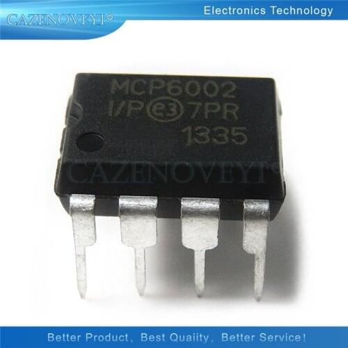 10pcs/lot MCP6002-I/P MCP6002 DIP-8 In Stock