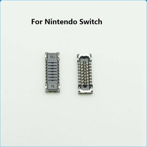 2Pcs For NS Nintendo Switch Memory Micro SD/TF Card Reader FPC Connector Contact On Motherboard 16Pin 0.4MM Pitch New Repair