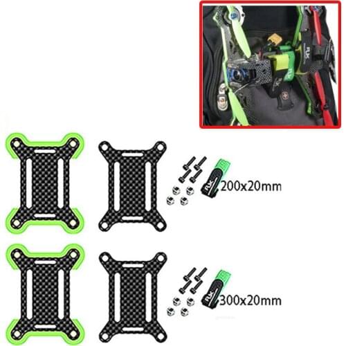 2Set FPV RC Racing Drone Quadcopter Backpack Bag Plug-in Accessories Bundle Mount Holder Hang Storage Buckle Strap Carrying Part