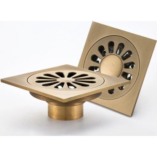 300 g 10 cm square copper bathroom toilet floor odor-proof copper material archaic floor leak copper spring core