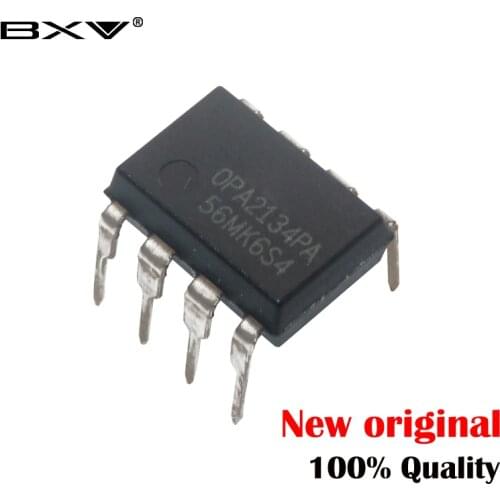 5piece) OPA2132PA OPA2134PA OPA2132 OPA2134 DIP-8 audio op amp IC chip double channel amplifier new and original IC