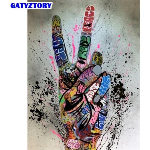 5D Diamond Painting Full Square Landscape Diamond Painting Gestures Cross Stitch DIY Handmade Rhinestones Mosaic Handmade Art HG