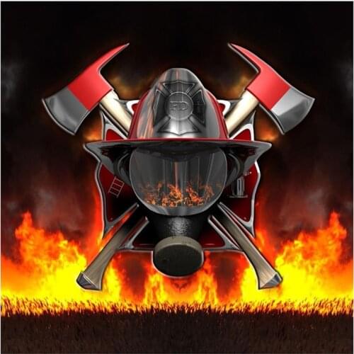 5D DIY Full Round Diamond Painting The Fire Fighting Hero 3D Embroidery Cross Stitch Rhinestone Mosaic Home Decor Art YC909