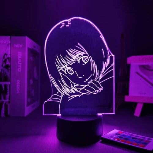Anime Lamp Attack on Titan Armin Arlert Lamp Night Anime Figure Manga Night Light Table Lamp Bright Lamp Led
