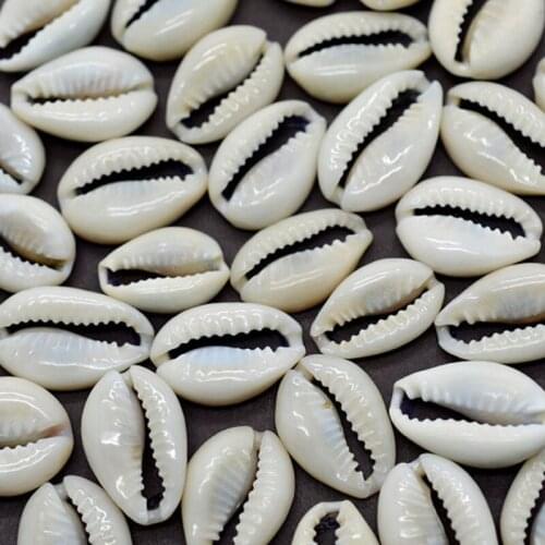 50Pcs Sea Shell Cowrie Cowry Charm Beads Beach For Women Sea Shells DIY Earrings Bracelet Necklace Jewelry Accessories