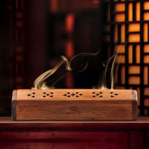 Dutch wood wooden incense box incense at home furnace box incense sandalwood incense road