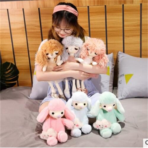 Meng Chong poodle doll plush toy childrens trumpet dog doll claw machine doll boy and girl birthday gift